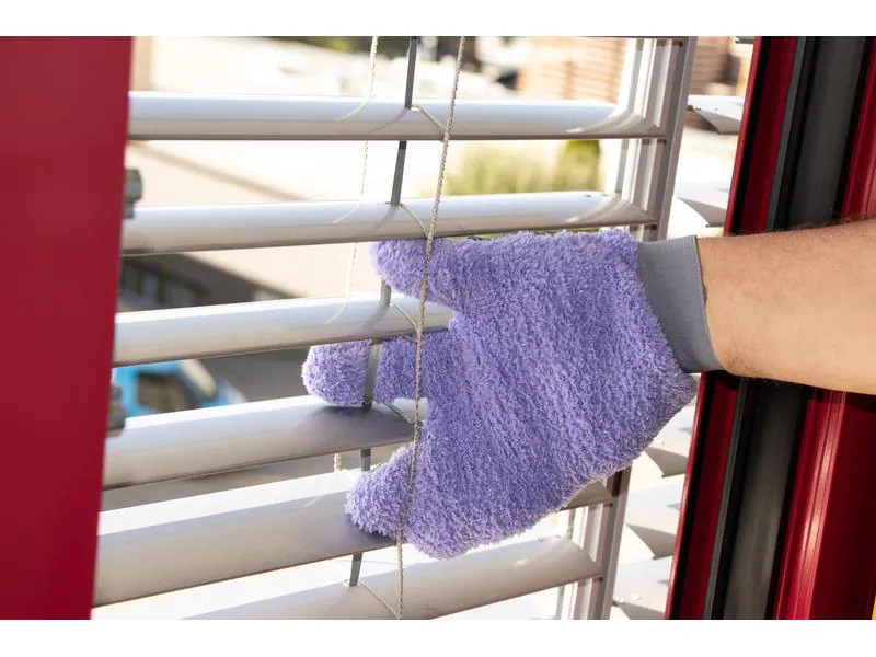 Edi Baur Putzhandschuh Magic Purple 2 Stück, Lila