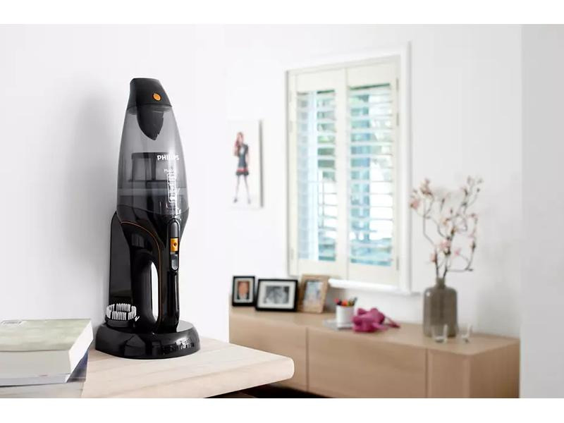 Philips Akku-Handsauger MiniVac FC6149/02, Schwarz