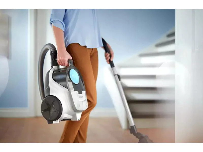 Philips Bodenstaubsauger XB2122/19, Blau/Weiss
