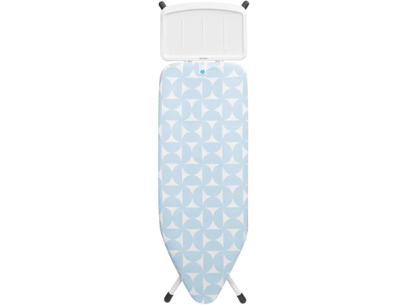 Brabantia Bügeltisch mit Dampfstationsablage Fresh Breeze 124 x 45 cm