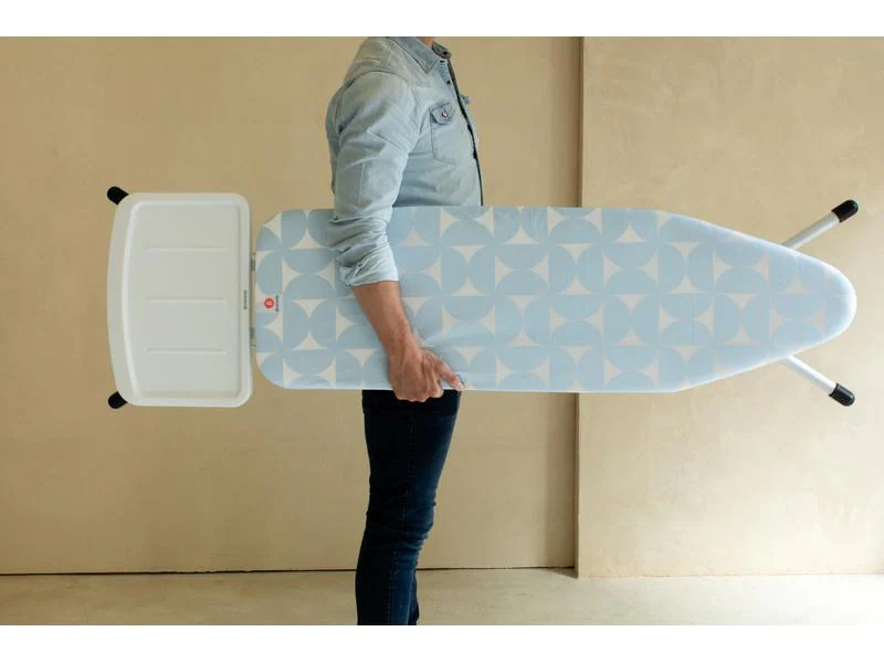 Brabantia Bügeltisch mit Dampfstationsablage Fresh Breeze 124 x 45 cm