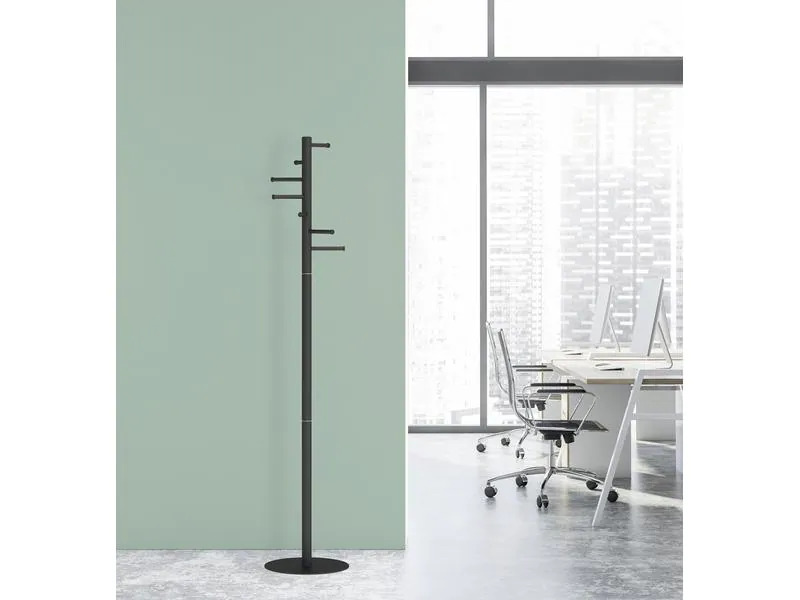 Maul Garderobenständer Calima 176 cm, Schwarz
