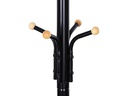 Songmics Garderobenständer 182 cm, Schwarz, Metall