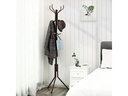 Songmics Garderobenständer 182 cm, Schwarz, Metall