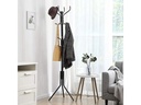 Songmics Garderobenständer 182 cm, Schwarz, Metall
