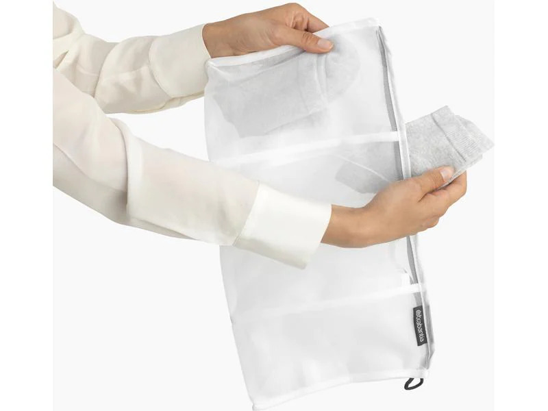 Brabantia Wäscheschutzbeutel für Socken, Weiss