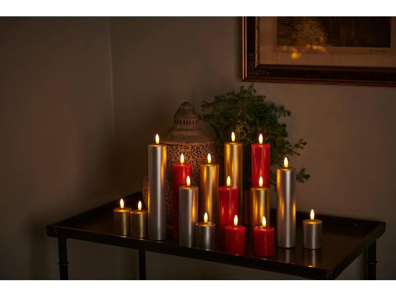 Sirius LED-Kerze Sille Exclusive 5 cm x 20 cm, Gold