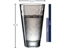 Leonardo Trinkglas Optic Pastell 300 ml, 6 Stück, Grau