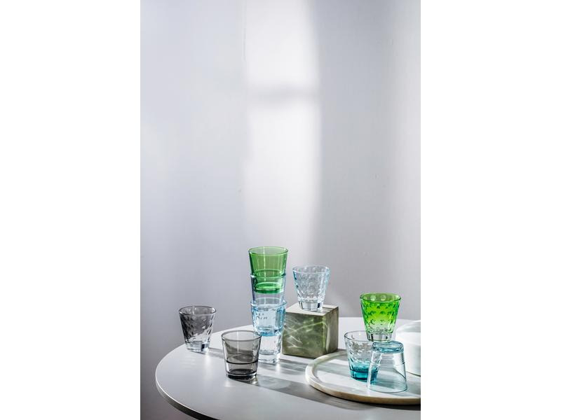 Leonardo Trinkglas Optic Pastell 300 ml, 6 Stück, Grün