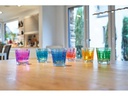 Leonardo Trinkglas Vario Struttura 250 ml, 6 Stück, Violett