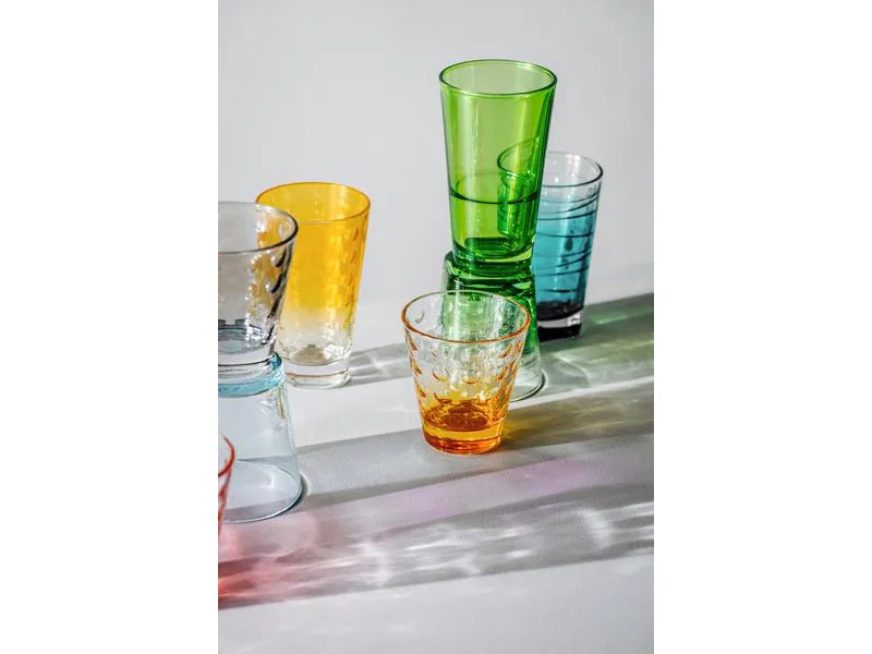 Leonardo Trinkglas Vario Struttura 280 ml, 6 Stück, Orange