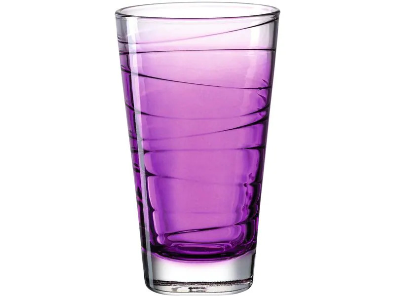 Leonardo Trinkglas Vario Struttura 280 ml, 6 Stück, Violett