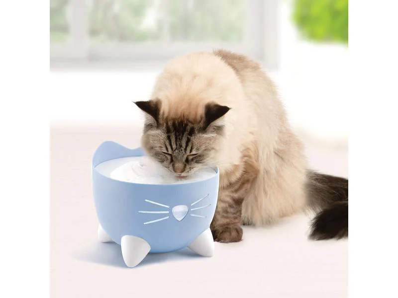 Catit Wasserautomat Pixi Fountain Hellblau, 2.5 l