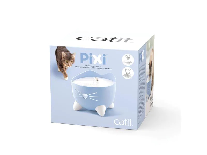 Catit Wasserautomat Pixi Fountain Hellblau, 2.5 l