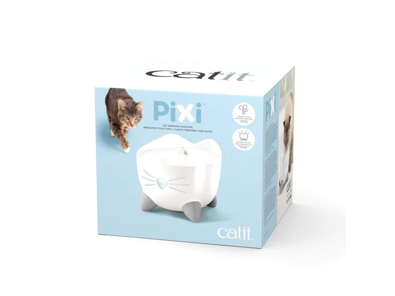 Catit Wasserautomat Pixi Fountain Weiss, 2.5 l