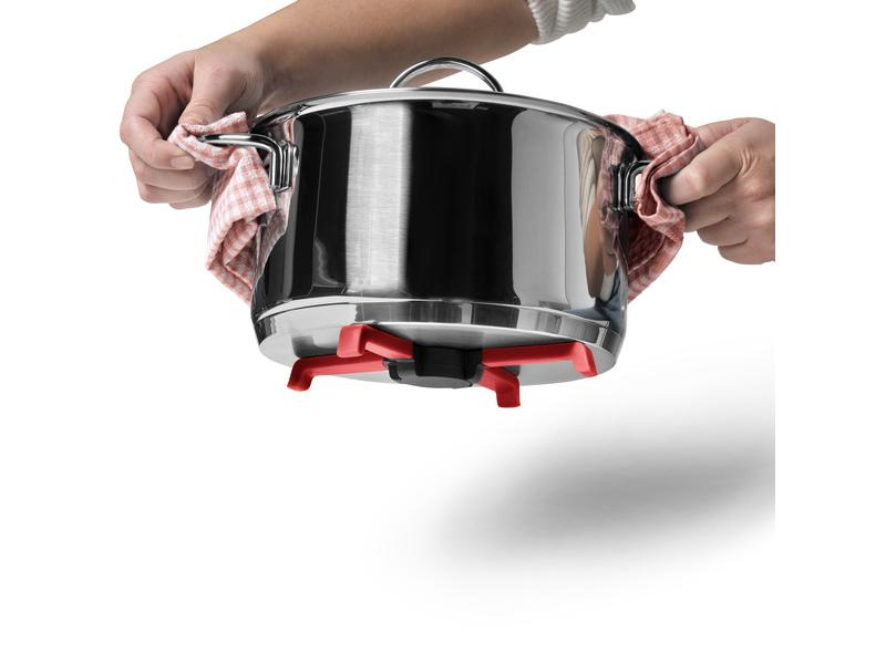 Silit Topfuntersetzer Rot; Schwarz