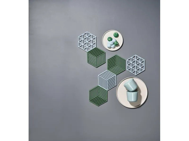 Zone Denmark Topfuntersetzer Triangle Hellblau