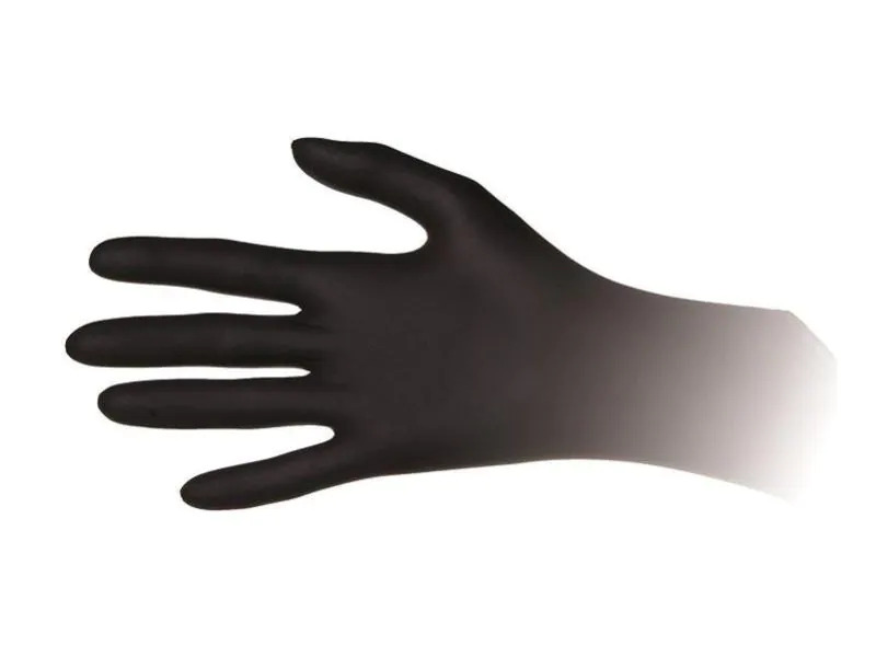 SecondSkin Einweghandschuh Nitril L, Schwarz