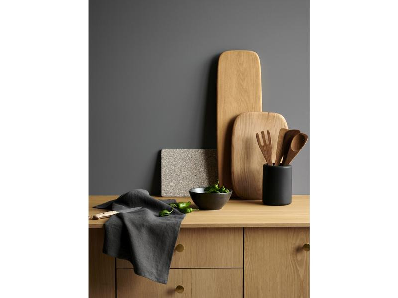 Södahl Geschirrtuch Pure Linen Dunkelbraun