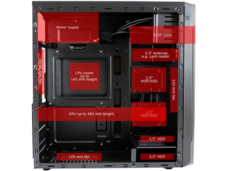 LC-Power PC-Gehäuse 7040B