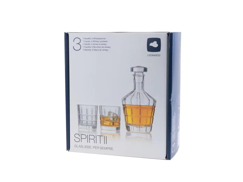 Leonardo Whisky-Set Spiritii 0,7 l 3-Teilig, Transparent