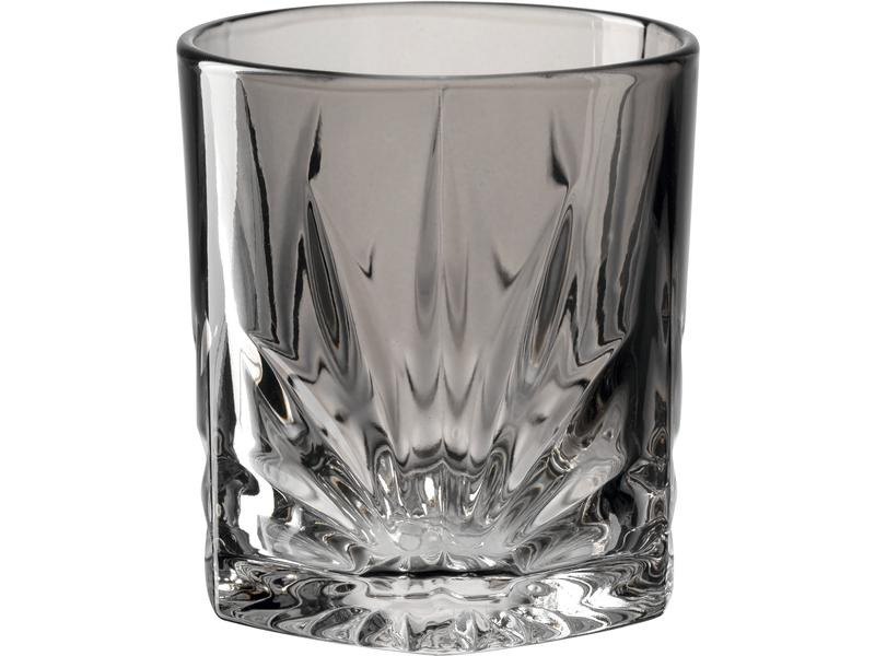 Leonardo Whiskyglas Capri 330 ml, 4 Stück, Grau