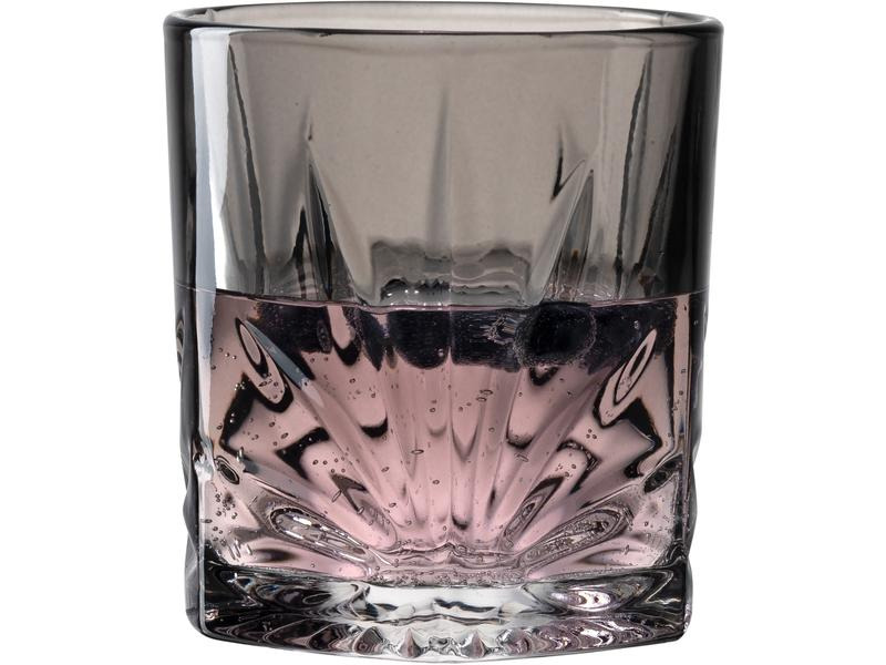 Leonardo Whiskyglas Capri 330 ml, 4 Stück, Grau