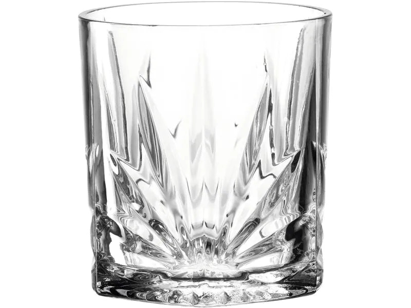 Leonardo Whiskyglas Capri 330 ml, 4 Stück, Transparent