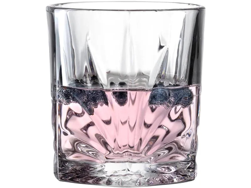 Leonardo Whiskyglas Capri 330 ml, 4 Stück, Transparent