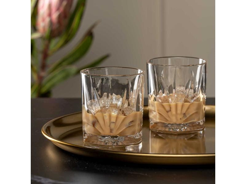 Leonardo Whiskyglas Capri 330 ml, 4 Stück, Transparent