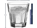 Leonardo Whiskyglas Rock 265 ml, 6 Stück, Transparent 