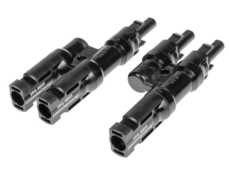 Autarking Steckverbinder Set MC4 Abzweiger 2x F-M &amp; 2x M-F