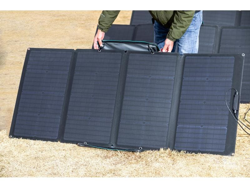EcoFlow Solarpanel Monokristalin Modul, faltbar, Schwarz 160 W