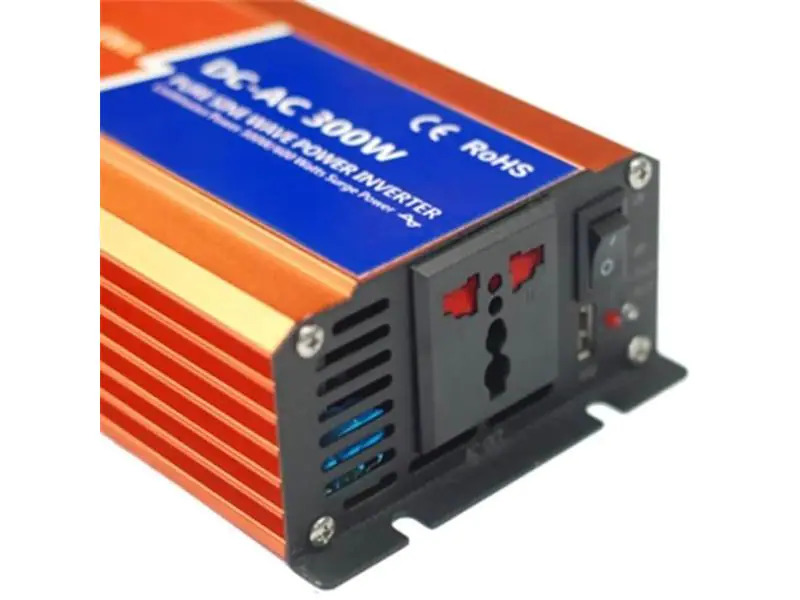 autosolar Wechselrichter 12 V DC zu 230 V AC 300 W