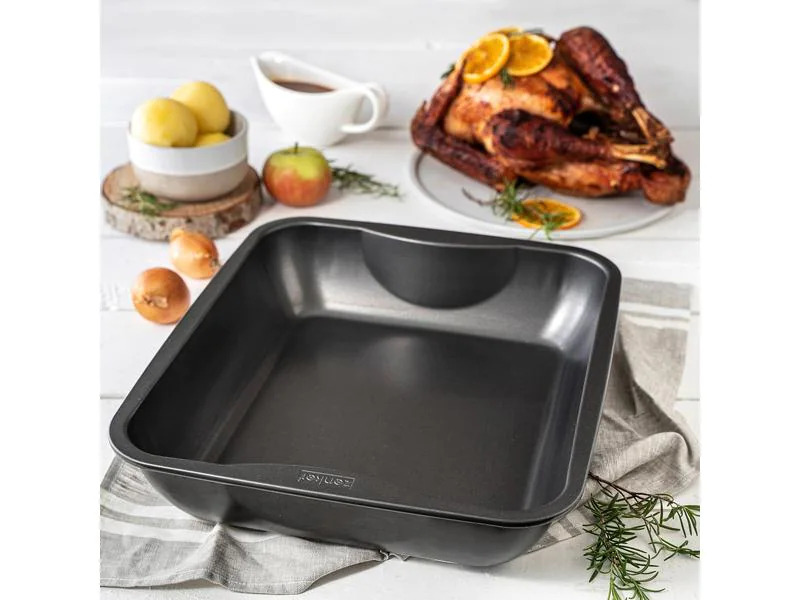 Zenker Auflaufform Special Cooking XXL 40 x 34 cm, Eckig, Schwarz