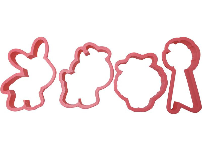 Cut my Cookies Ausstecher Serie Bauernhof mit Esel, Schaf und Ziege