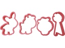 Cut my Cookies Ausstecher Serie Bauernhof mit Esel, Schaf und Ziege