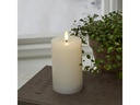 Star Trading LED-Kerze Flamme Flow, Ø 7.5 cm x 150 mm, Weiss