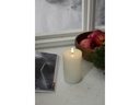 Star Trading LED-Kerze Flamme Flow, Ø 7.5 cm x 150 mm, Weiss