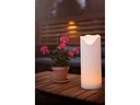 Star Trading LED-Kerze Flamme Grand, Ø 16 cm x 400 mm, Weiss
