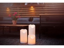 Star Trading LED-Kerze Flamme Grand, Ø 16 cm x 400 mm, Weiss