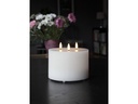 Star Trading LED-Kerze Pillar 15 cm x 10.5 cm, Weiss