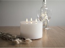 Star Trading LED-Kerze Pillar 15 cm x 10.5 cm, Weiss
