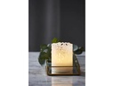 Star Trading LED-Kerze Pillar Clary 8 cm x 10 cm, Weiss