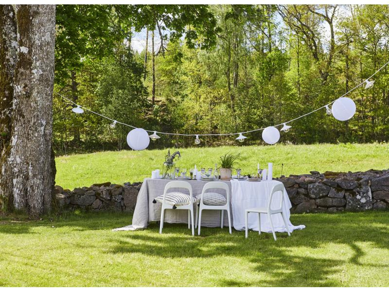 Star Trading LED-Kerze Pillar Flamme 7.5 cm x 13 cm, Weiss