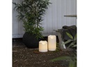 Star Trading LED-Kerze Pillar Flamme Grand 16 cm x 20 cm, Weiss