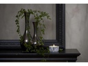 Star Trading LED-Kerze Pillar Flamme Marble 10 cm x 7.5 cm, Grau