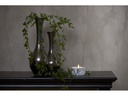 Star Trading LED-Kerze Pillar Flamme Marble 10 cm x 7.5 cm, Grau