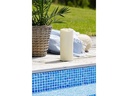 Star Trading LED-Kerze Pillar Grande 12 cm x 31 cm, Beige