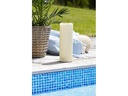 Star Trading LED-Kerze Pillar Grande 12 cm x 38 cm, Beige